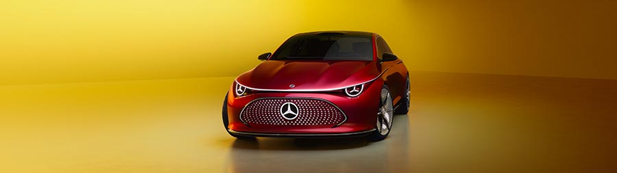 2023 Mercedes-Benz CLA-Class Concept super ultrawide wallpaper thumbnail.