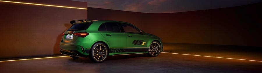 2024 Mercedes-AMG A45 S Limited Edition super ultrawide wallpaper thumbnail.