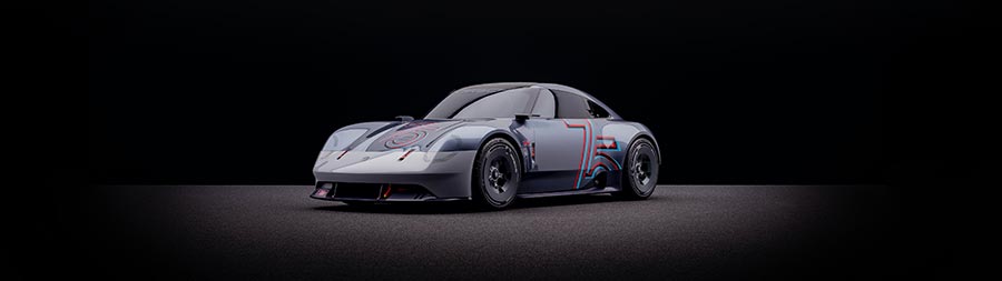 2023 Porsche Vision 357 Concept super ultrawide wallpaper thumbnail.