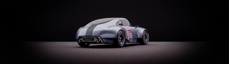 2023 Porsche Vision 357 Concept super ultrawide wallpaper thumbnail.