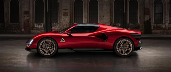 2024 Alfa Romeo 33 Stradale super ultrawide wallpaper thumbnail.