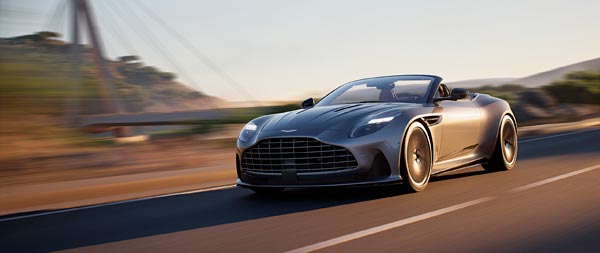 2024 Aston Martin DB12 Volante super ultrawide wallpaper thumbnail.
