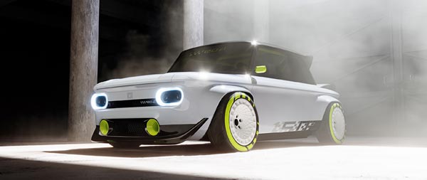 2023 Audi EP4 Concept super ultrawide wallpaper thumbnail.
