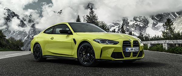 2021 BMW M4 Competition wide wallpaper thumbnail.