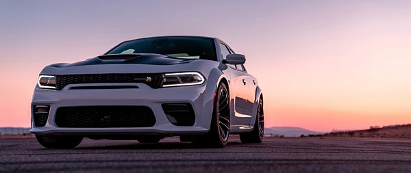 2020 Dodge Charger Scat Pack Widebody wide wallpaper thumbnail.