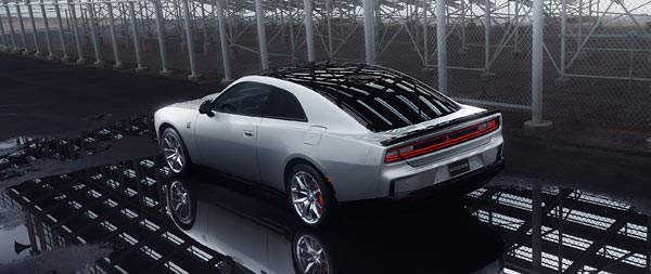2024 Dodge Charger Daytona super ultrawide wallpaper thumbnail.