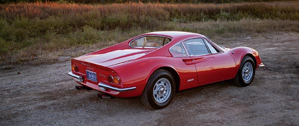 1969 Ferrari Dino 246 GT wide wallpaper thumbnail.