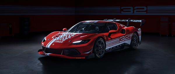 2024 Ferrari 296 Challenge super ultrawide wallpaper thumbnail.