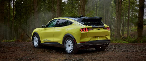 2024 Ford Mustang Mach-E Rally super ultrawide wallpaper thumbnail.