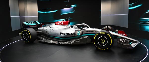2022 Mercedes AMG W13 F1 E Performance wide wallpaper thumbnail.