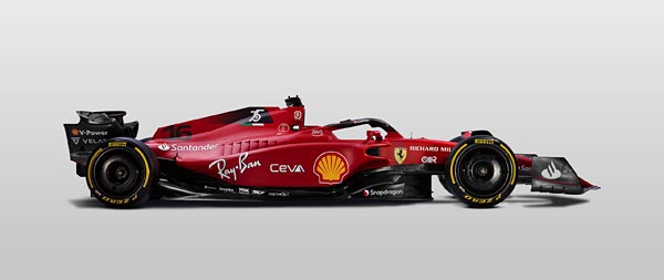 2022 Ferrari F1-75 wide wallpaper thumbnail.