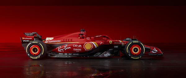 2024 Ferrari SF-24 super ultrawide wallpaper thumbnail.