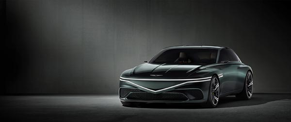 2022 Genesis X Speedium Coupe Concept wide wallpaper thumbnail.