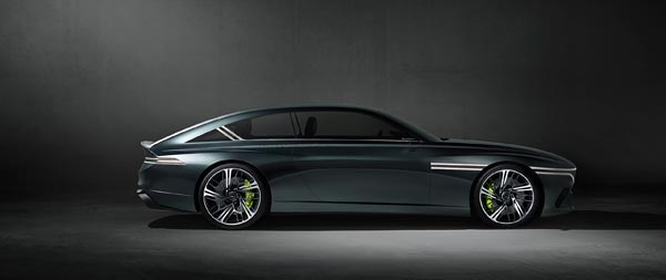 2022 Genesis X Speedium Coupe Concept wide wallpaper thumbnail.
