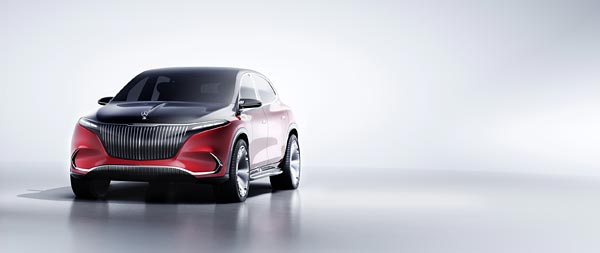2021 Mercedes-Maybach EQS SUV Concept wide wallpaper thumbnail.