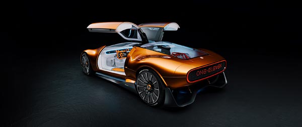 2023 Mercedes-Benz Vision One-Eleven Concept super ultrawide wallpaper thumbnail.