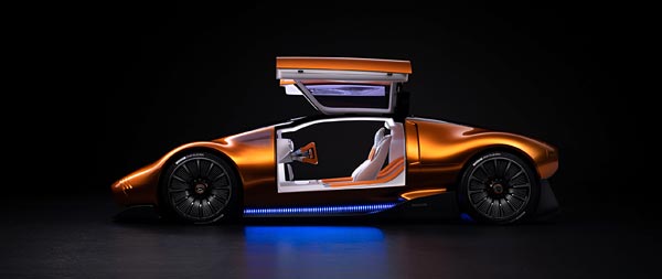 2023 Mercedes-Benz Vision One-Eleven Concept super ultrawide wallpaper thumbnail.