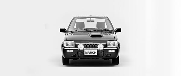 1989 Nissan March Super Turbo wide wallpaper thumbnail.