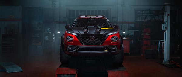 2022 Nissan Juke Hybrid Rally Tribute Concept wide wallpaper thumbnail.