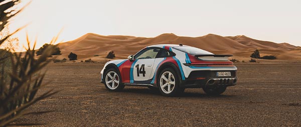 2023 Porsche 911 Dakar super ultrawide wallpaper thumbnail.