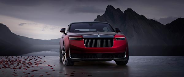 2024 Rolls-Royce Droptail La Rose Noire super ultrawide wallpaper thumbnail.