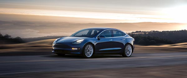 2018 Tesla Model 3 wide wallpaper thumbnail.