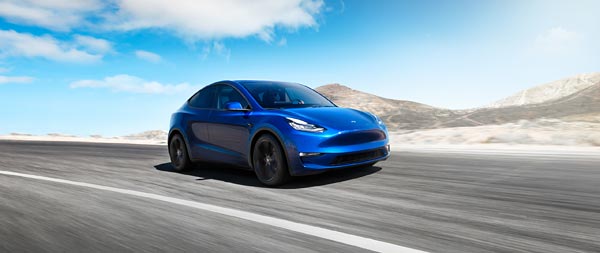 2021 Tesla Model Y wide wallpaper thumbnail.