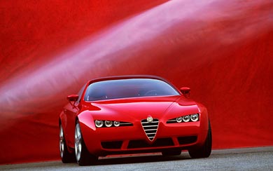 2002 Alfa Romeo Brera Concept wallpaper thumbnail.