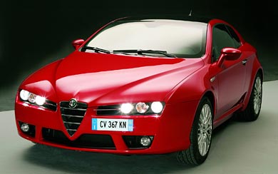 2005 Alfa Romeo Brera wallpaper thumbnail.
