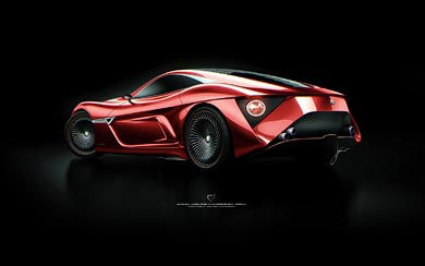 2012 Ugur Sahin Design Alfa Romeo 12C GTS wallpaper thumbnail.