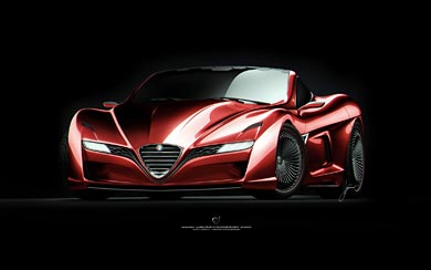 2012 Ugur Sahin Design Alfa Romeo 12C GTS wallpaper thumbnail.
