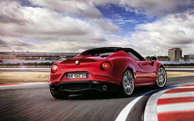 2015 Alfa Romeo 4C Spider wallpaper thumbnail.
