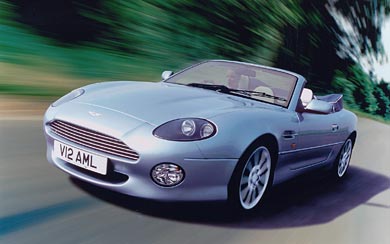 1999 Aston Martin DB7 Vantage Volante wallpaper thumbnail.