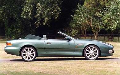1999 Aston Martin DB7 Vantage Volante wallpaper thumbnail.