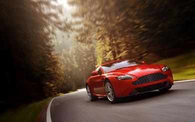 2012 Aston Martin V8 Vantage wallpaper thumbnail.
