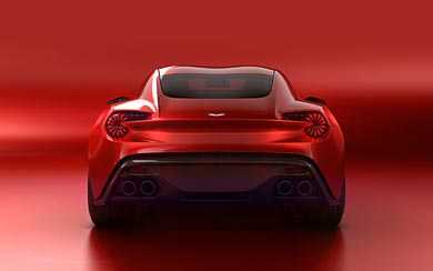 2016 Aston Martin Vanquish Zagato Concept wallpaper thumbnail.