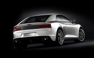 2010 Audi Quattro Concept wallpaper thumbnail.