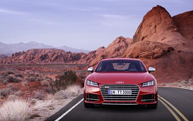 2015 Audi TTS Coupe wallpaper thumbnail.