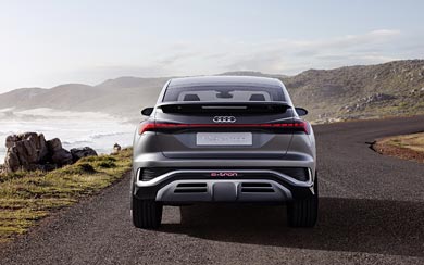 2020 Audi Q4 Sportback E-Tron Concept wallpaper thumbnail.