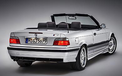 1994 BMW M3 Cabrio wallpaper thumbnail.