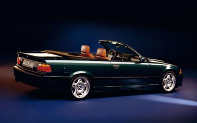 1994 BMW M3 Cabrio wallpaper thumbnail.