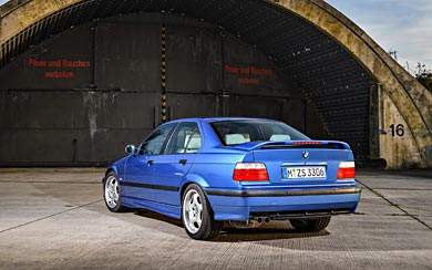 1994 BMW M3 Sedan wallpaper thumbnail.