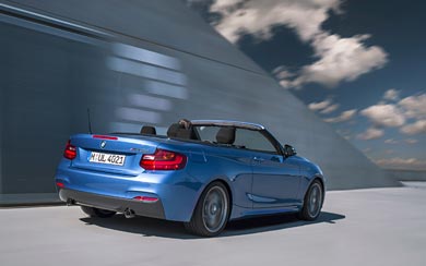 2015 BMW M235i Convertible wallpaper thumbnail.