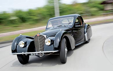 1937 Bugatti Type 57S Coupe wallpaper thumbnail.