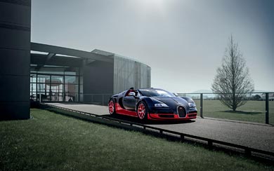 2012 Bugatti Veyron Grand Sport Vitesse wallpaper thumbnail.
