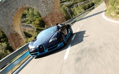 2012 Bugatti Veyron Grand Sport Vitesse wallpaper thumbnail.
