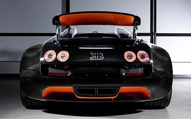 2013 Bugatti Veyron Grand Sport Vitesse World Speed Record wallpaper thumbnail.