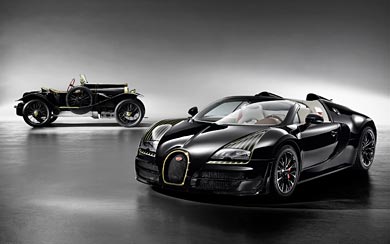 2014 Bugatti Veyron Black Bess wallpaper thumbnail.