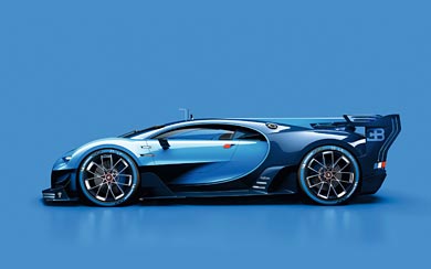 2015 Bugatti Vision Gran Turismo Concept wallpaper thumbnail.