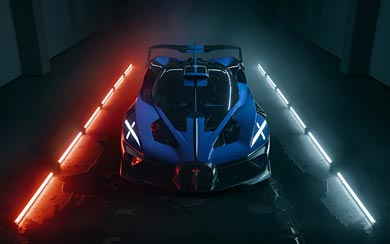 2020 Bugatti Bolide Concept wallpaper thumbnail.